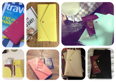 Come inside our beautiful travel wallet..