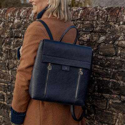 Navy Beatrice Backpack
