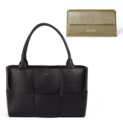 The Work Lady Bundle - The Lettie Tote & Leather Lady Wallet