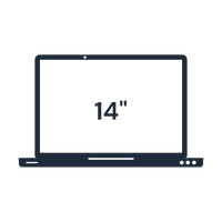 Fits 14" laptop