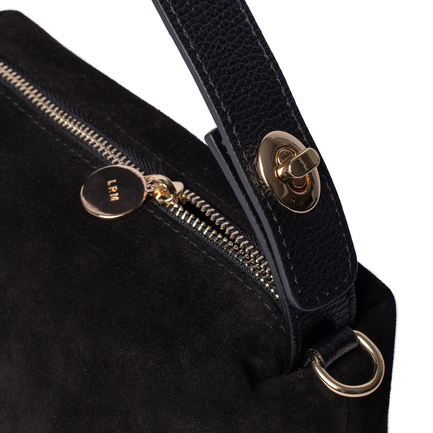 Ruby Suede Top Handle Bag