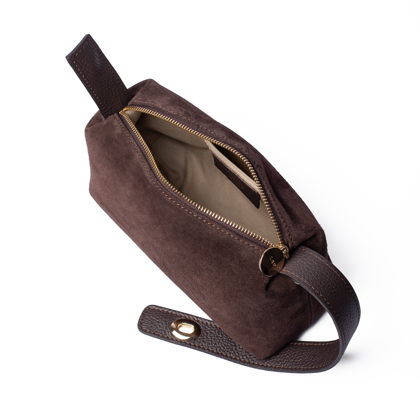 Ruby Suede Top Handle Bag