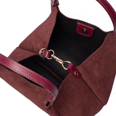 Suede Little Lily Tote Bag