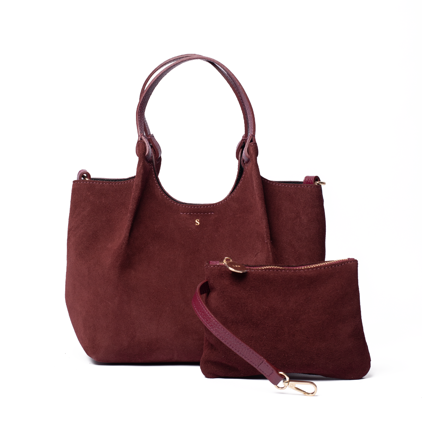 Suede Little Lily Tote Bag