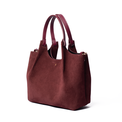 Suede Little Lily Tote Bag