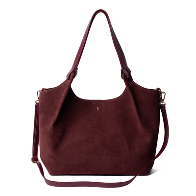 Suede Lily Tote Bag