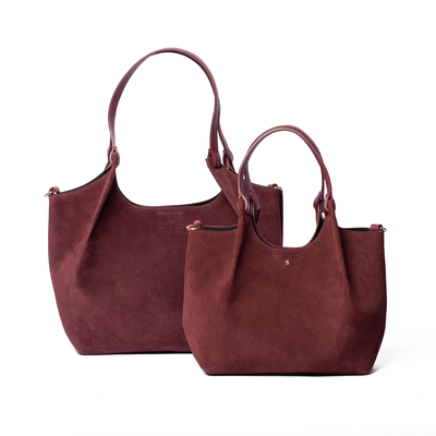 Suede Little Lily Tote Bag