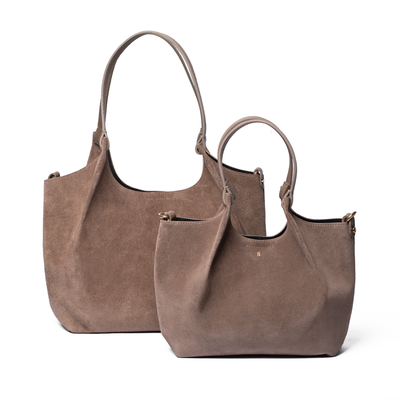 Suede Little Lily Tote Bag