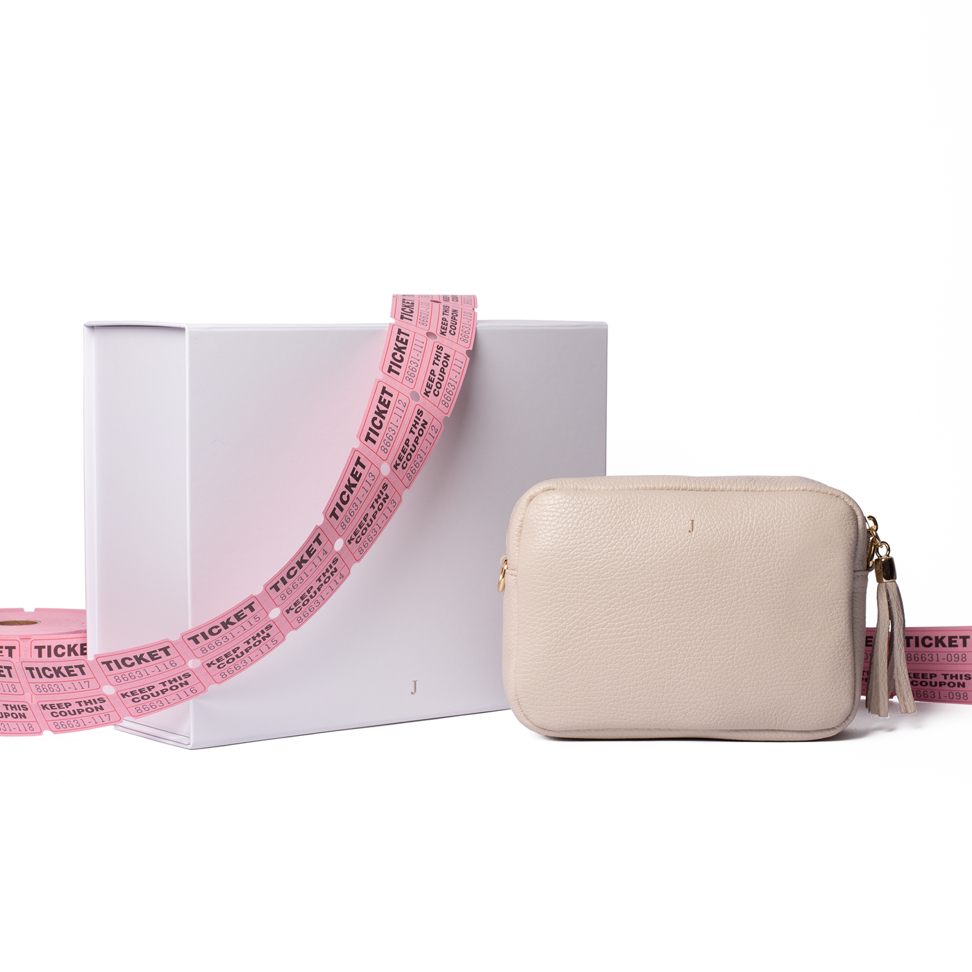 Cream Zip Cross Body October Bundle