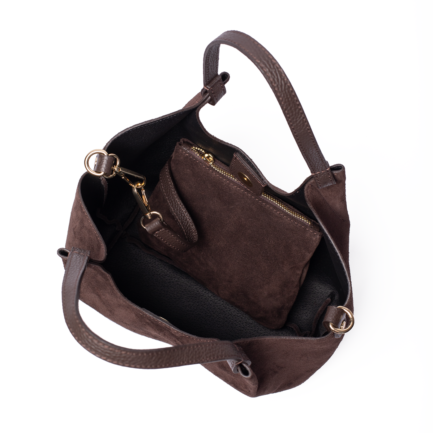 Suede Little Lily Tote Bag