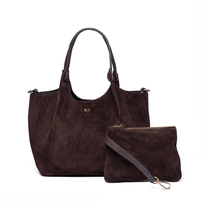 Suede Little Lily Tote Bag