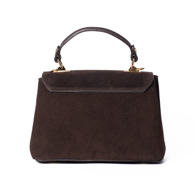 Suede Lucinda Top Handle