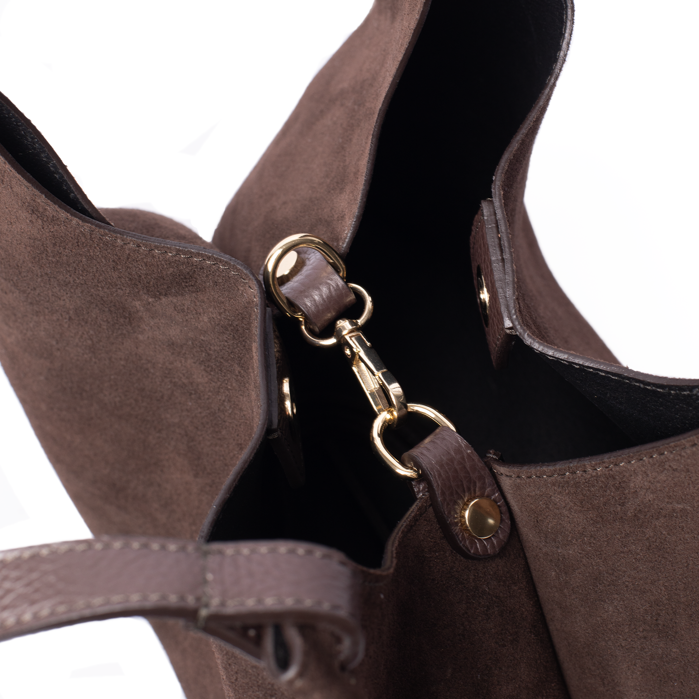 Suede Lily Tote Bag