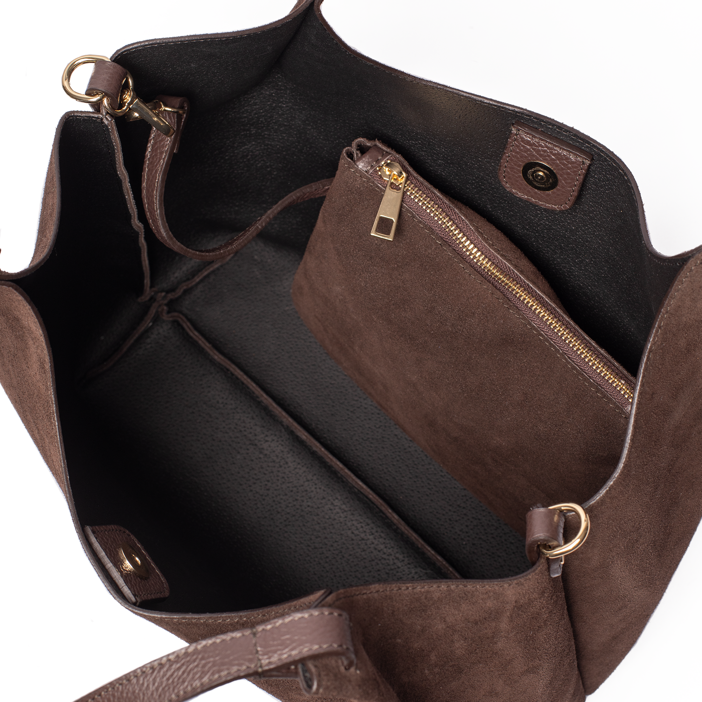 Suede Lily Tote Bag