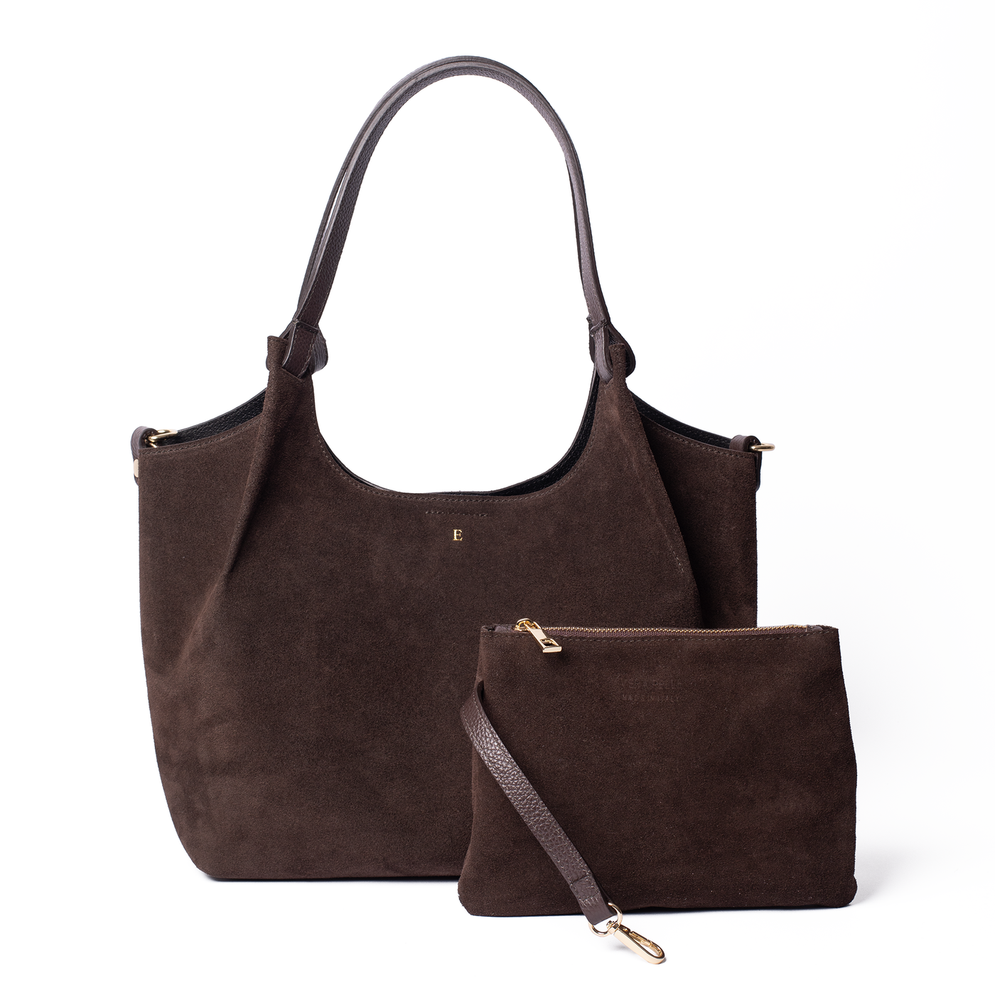 Suede Lily Tote Bag