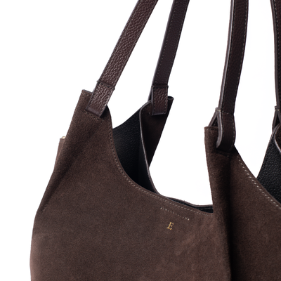 Suede Lily Tote Bag