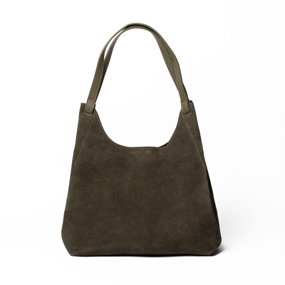Suede Lily Tote Bag