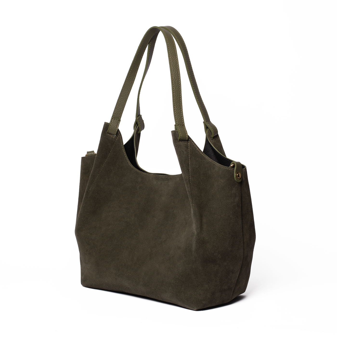 Suede Lily Tote Bag