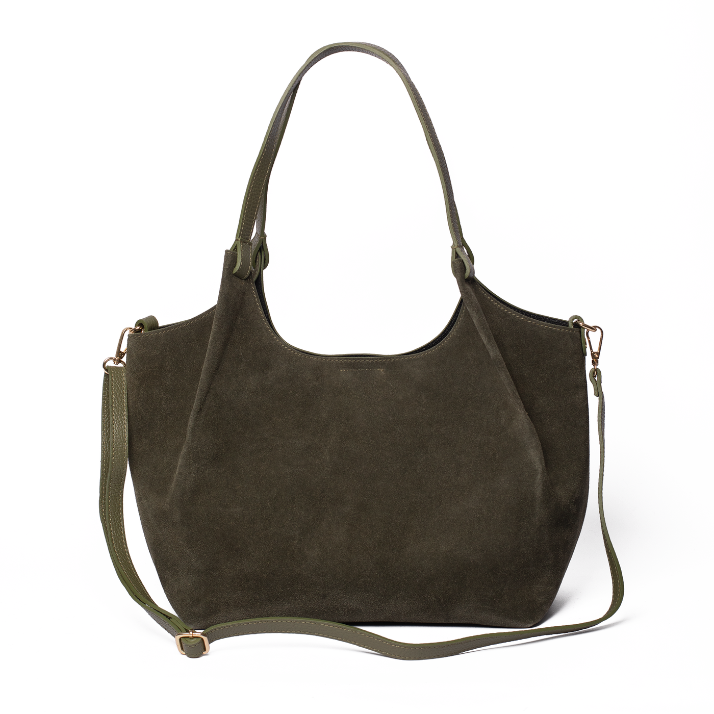 Suede Lily Tote Bag