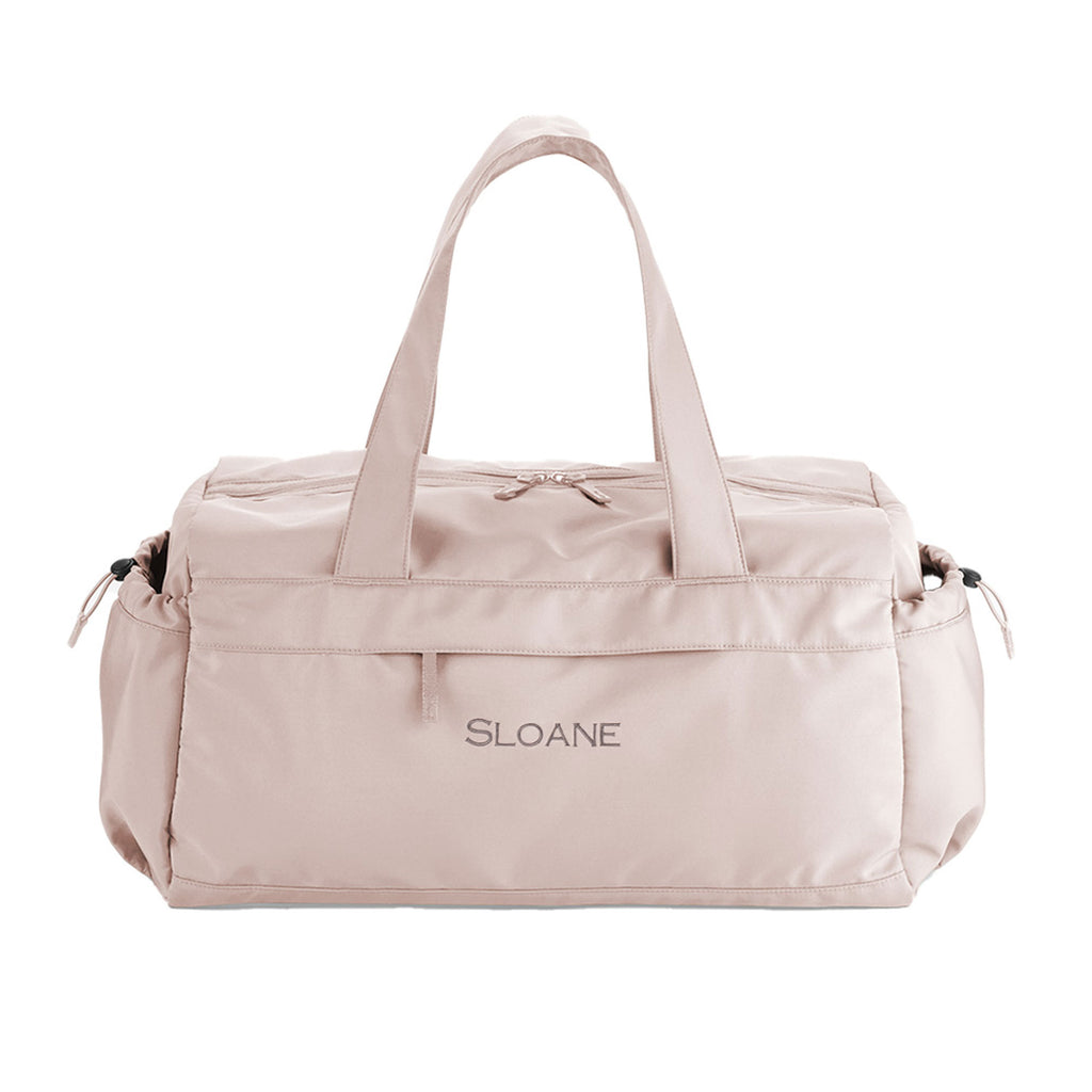 Pink leather holdall hotsell