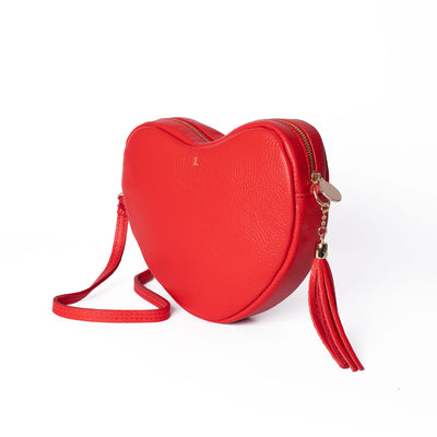 Red Ella Heart Bag & Keyring Gift Set