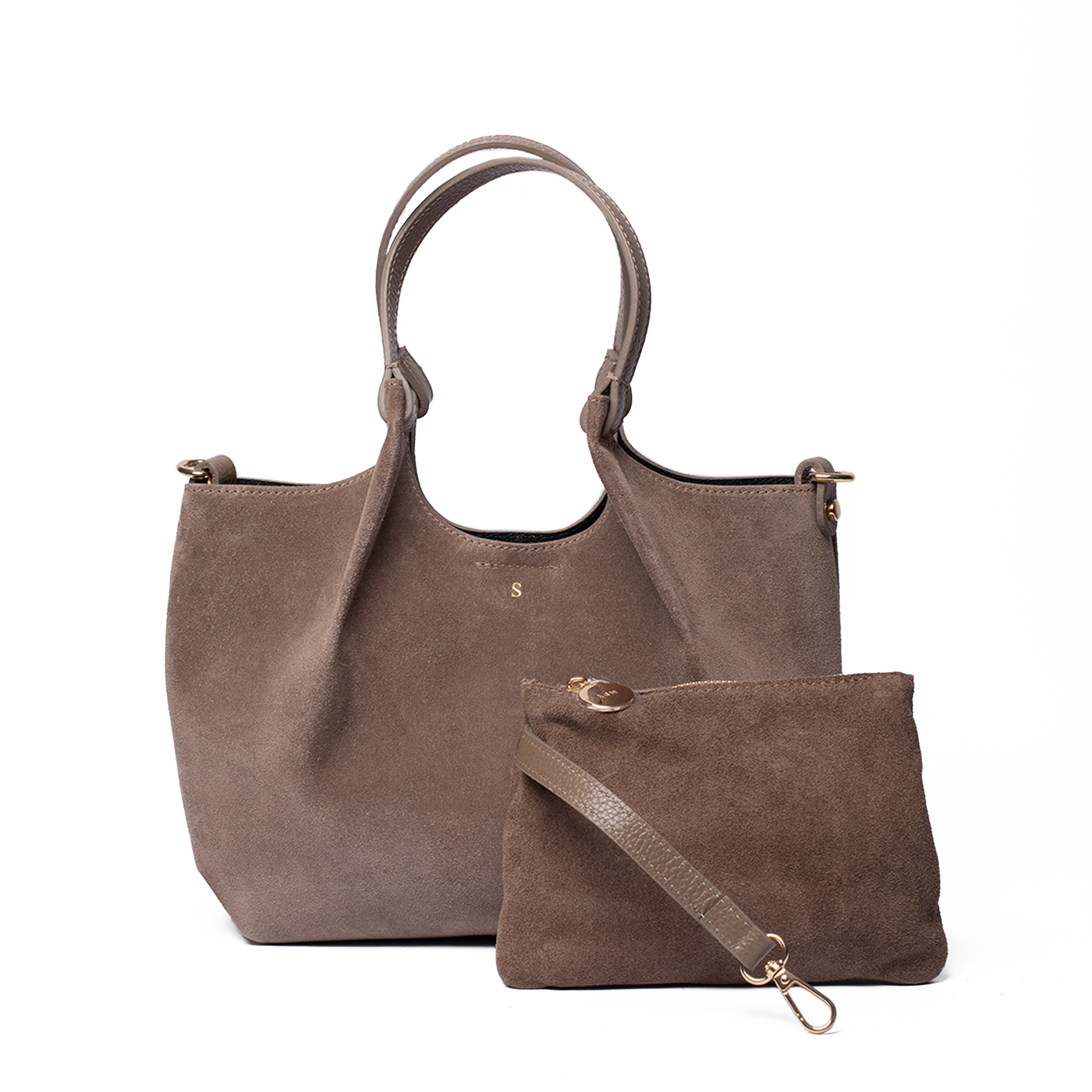 Suede Little Lily Tote Bag