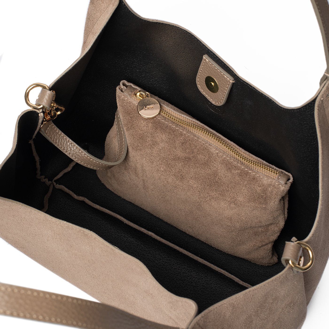Suede Lily Tote Bag