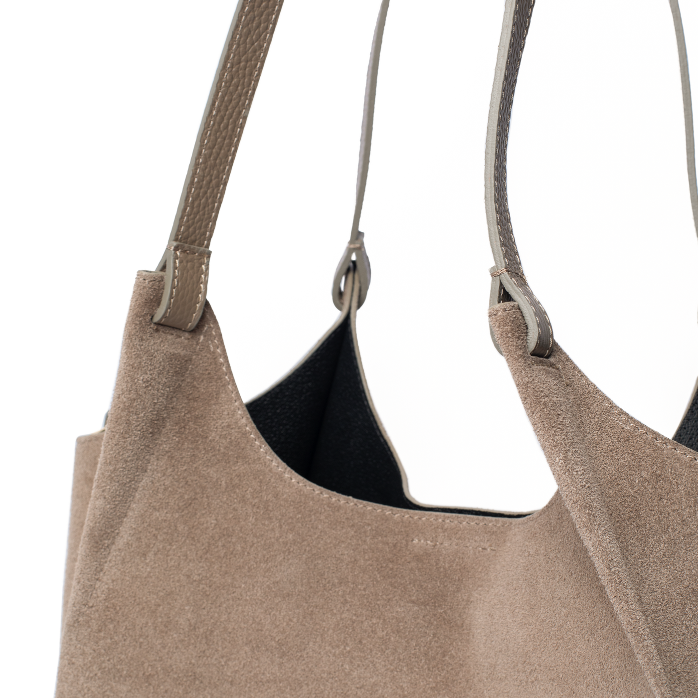 Suede Lily Tote Bag