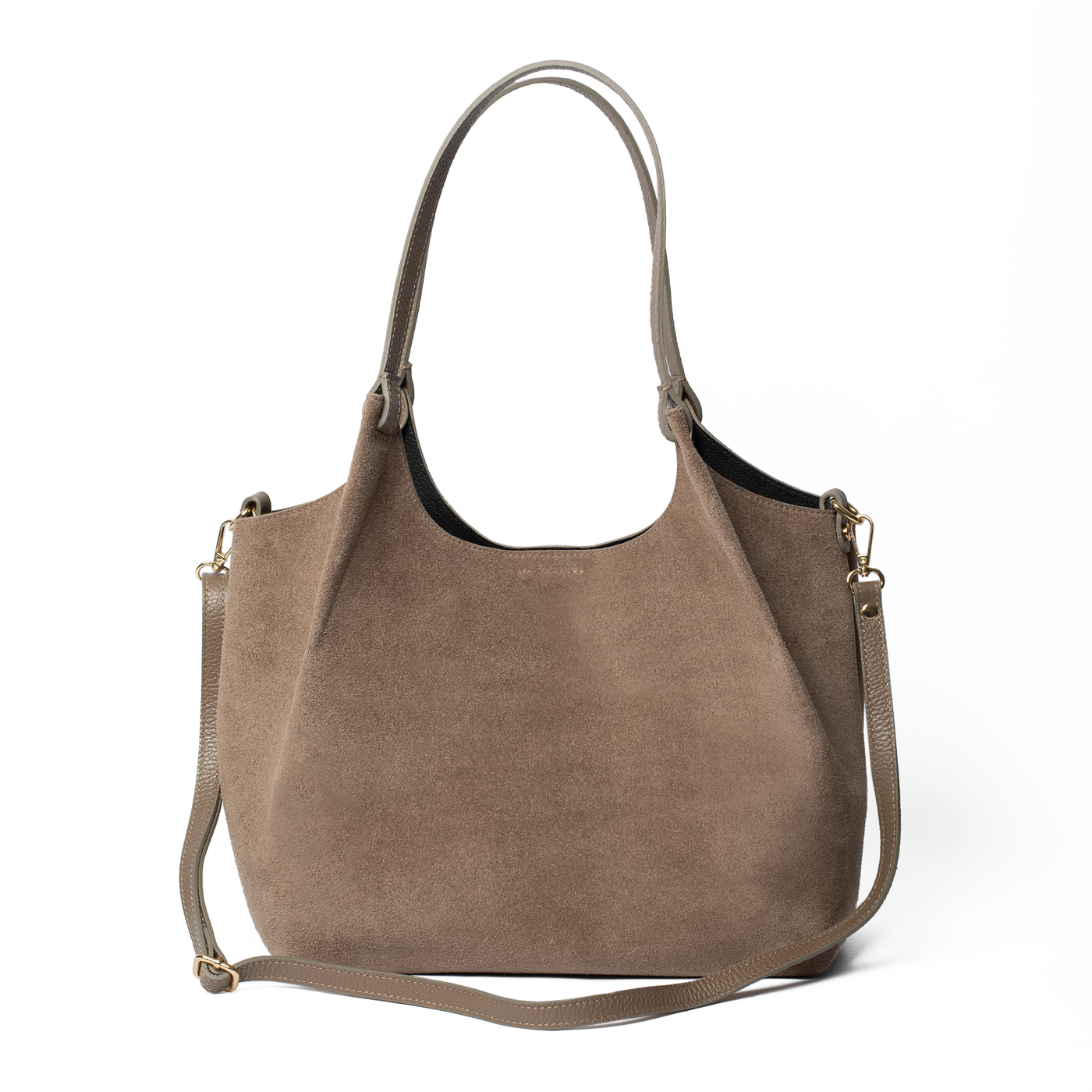 Suede Lily Tote Bag