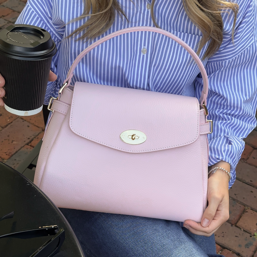 Pale Pink Eliza Handbag - Sale