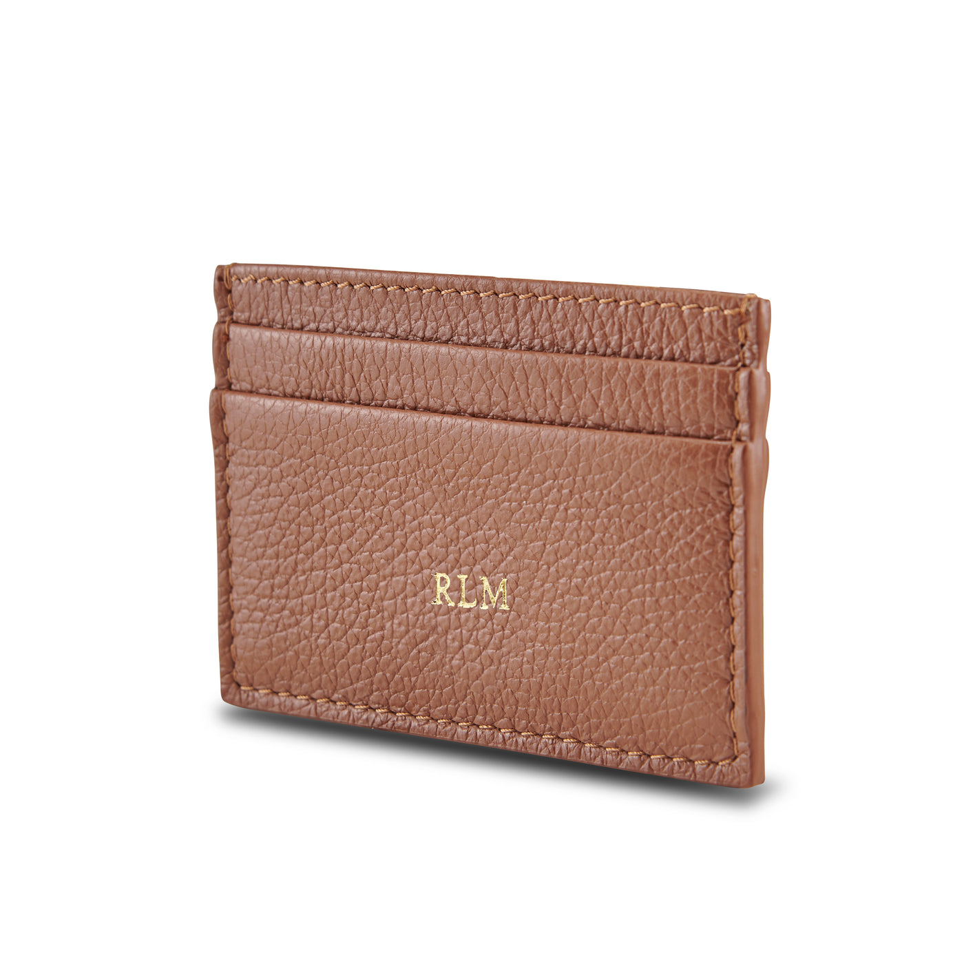 Card Holder Pebbled Leather - LRM