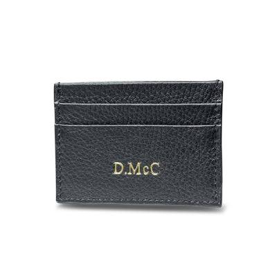 Card Holder Pebbled Leather - LRM